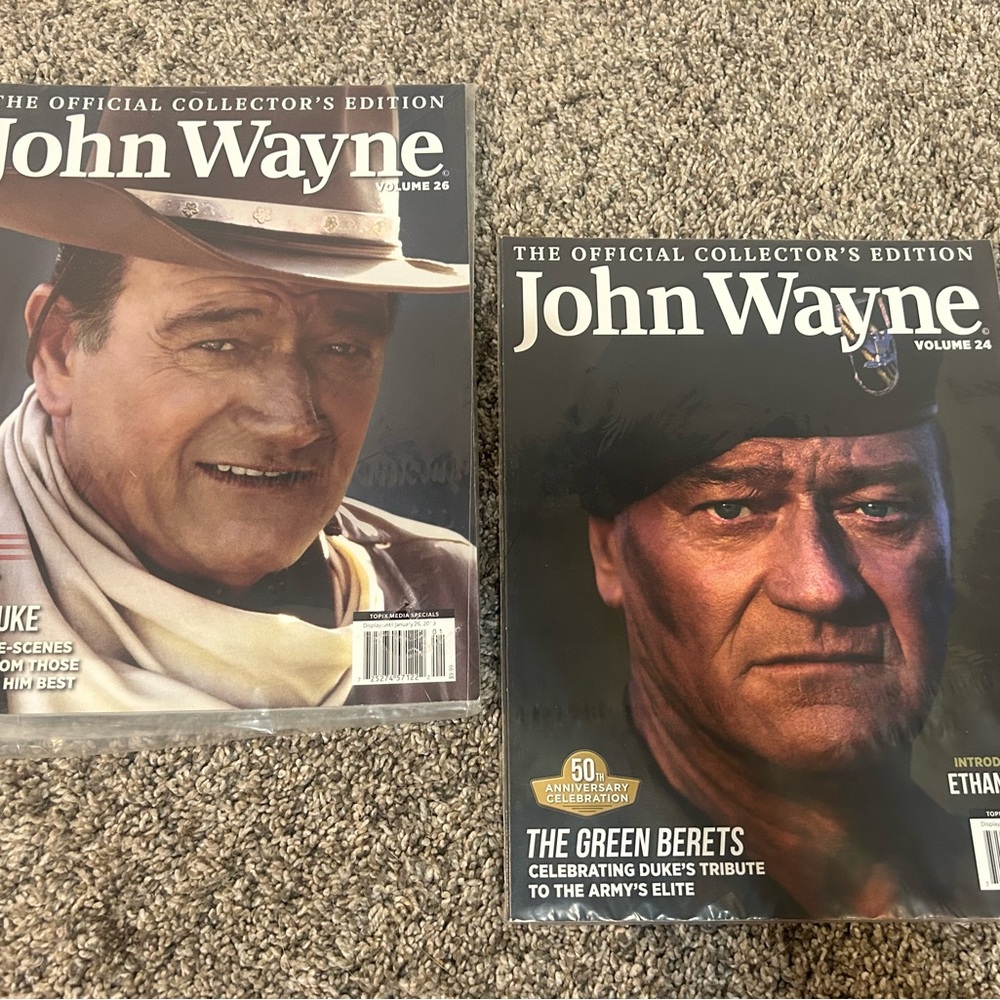 NEW John Wayne: The Official Collector's Edition - Volume 24 + Volume 26